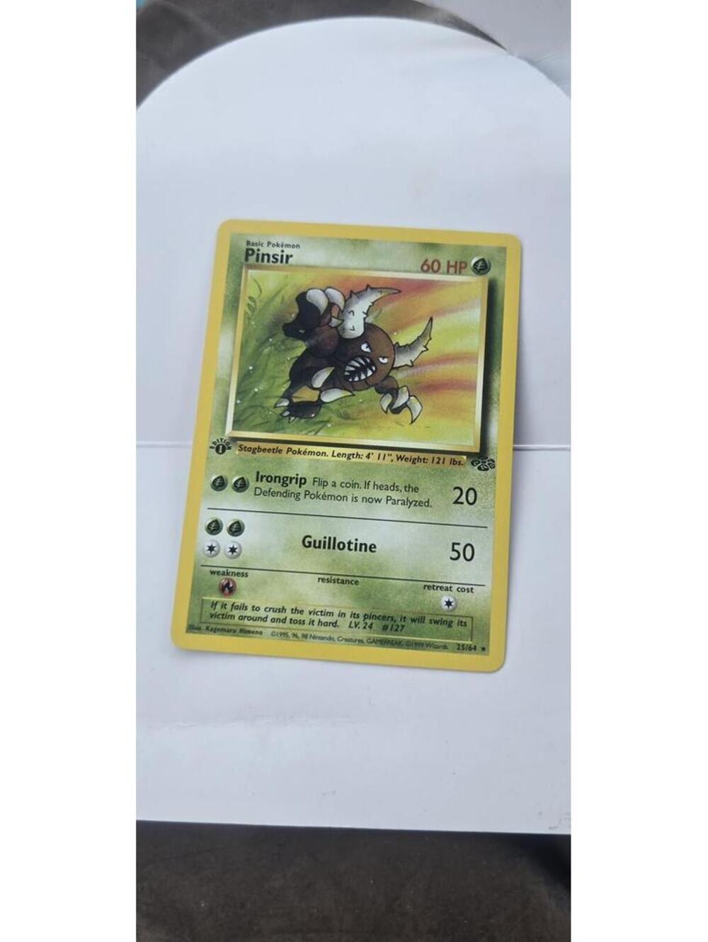 Pokemon Pinsir Card 60 HP